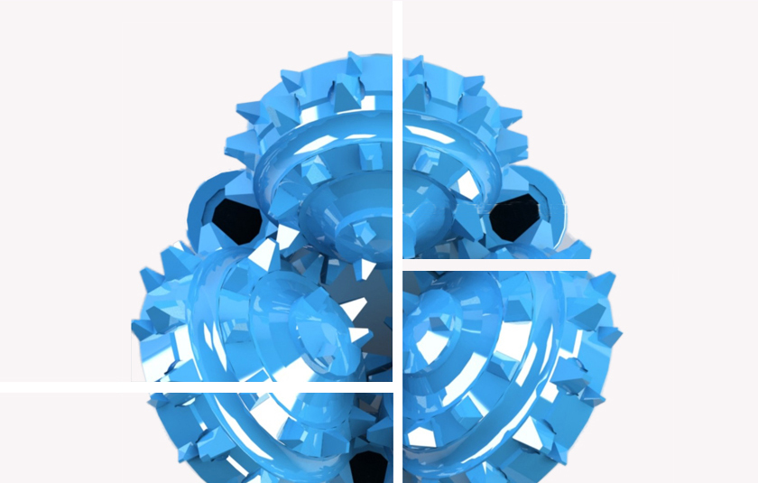 Çelik diş Tricone Bit performansı