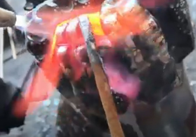 Matkap uçları için PDC kesici lehimleme işlemi